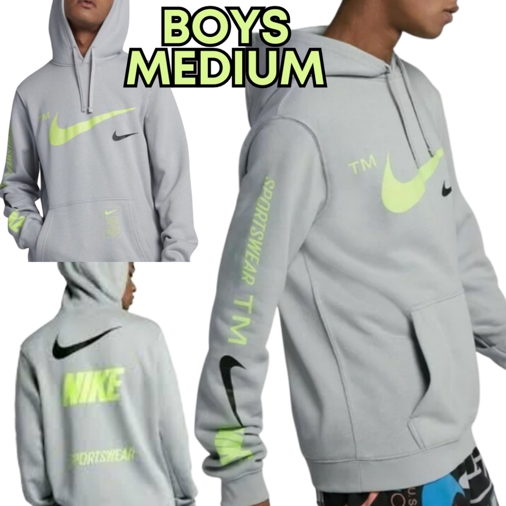 Nike Boys Sportswear Microbranding Hoodie size Medium